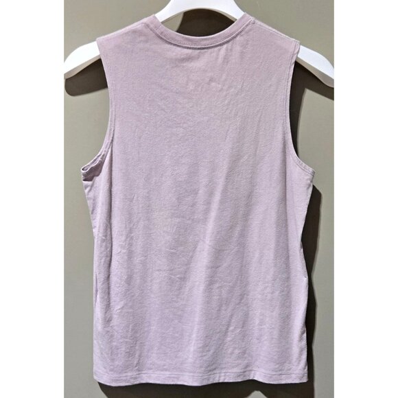 Disney Stitch Pale Mauve Hawaiian Floral Print Tank Top -- Girls' Size XL 14-16 - Picture 3 of 6